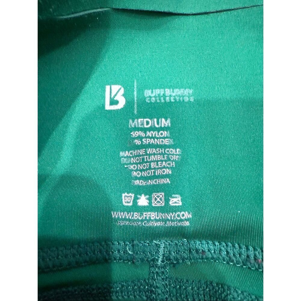 Buffbunny Luna Leggings Green Medium - Picture 2 of 3
